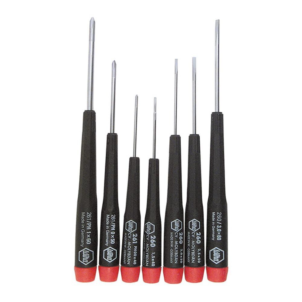 7pc Slotted/Phillips Scrdewdriver Set