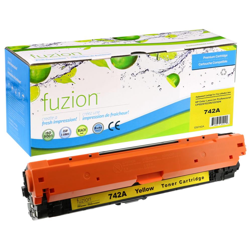 FUZION - HP Colour CE742A - Yellow