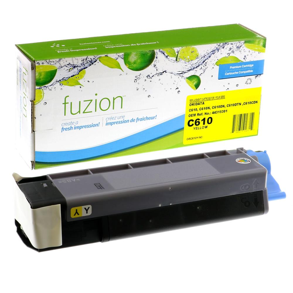 FUZION - Okidata C610 Toner - Yellow