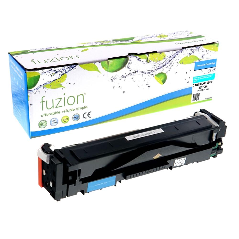 fuzion - Canon 3027C001 (054H) Compatible Toner - Cyan