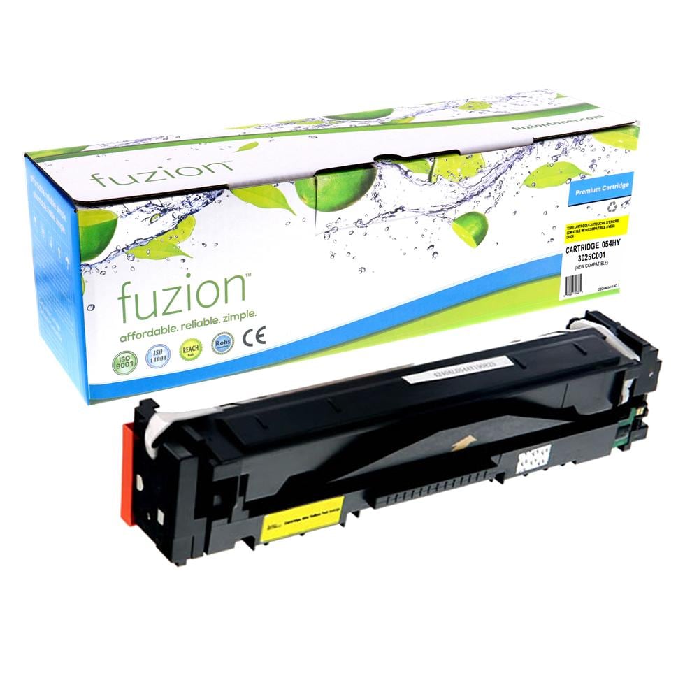 fuzion - Canon 3025C001 (054H) Compatible Toner - Yellow