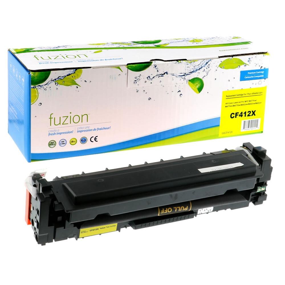 FUZION - HP CF412X High Yield - Yellow