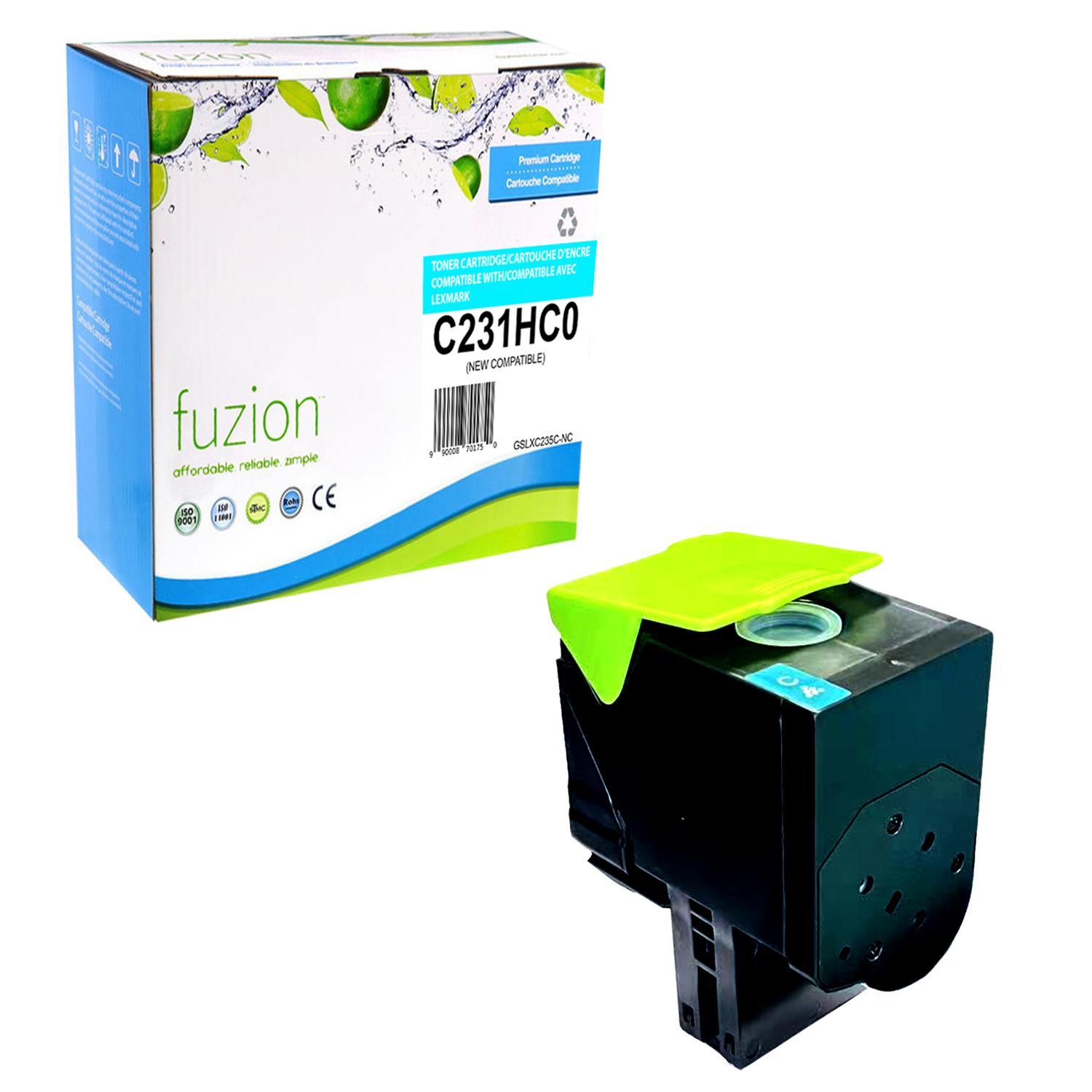 fuzion - Lexmark C231HC0 Compatible Toner - Cyan