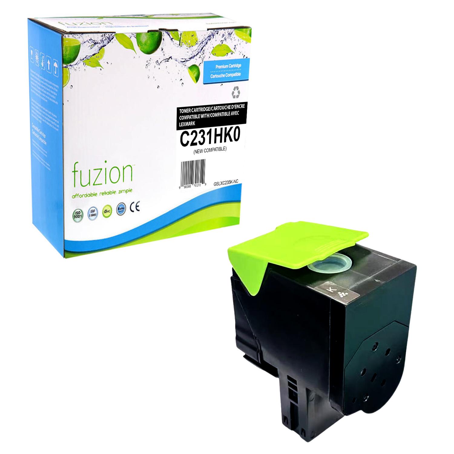 fuzion - Lexmark C231HK0 Compatible Toner - Black
