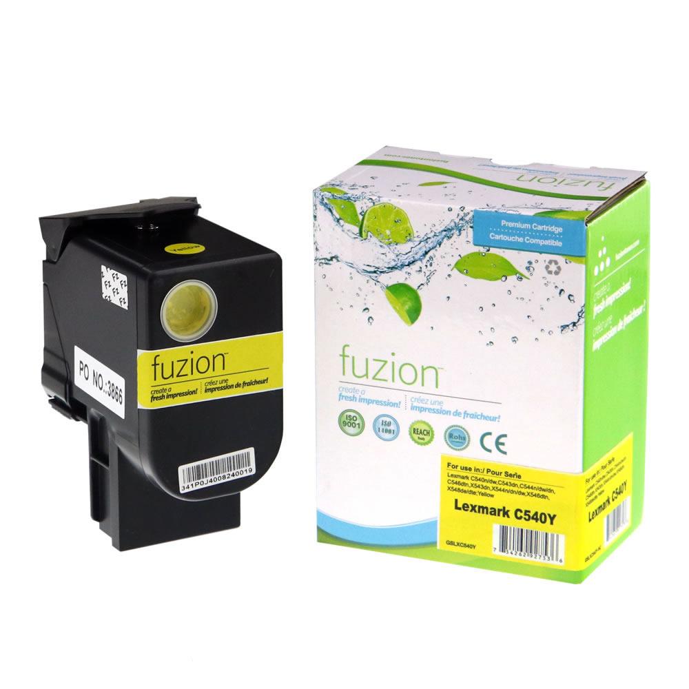 FUZION - Lexmark C540 Toner Cartridge - Yellow