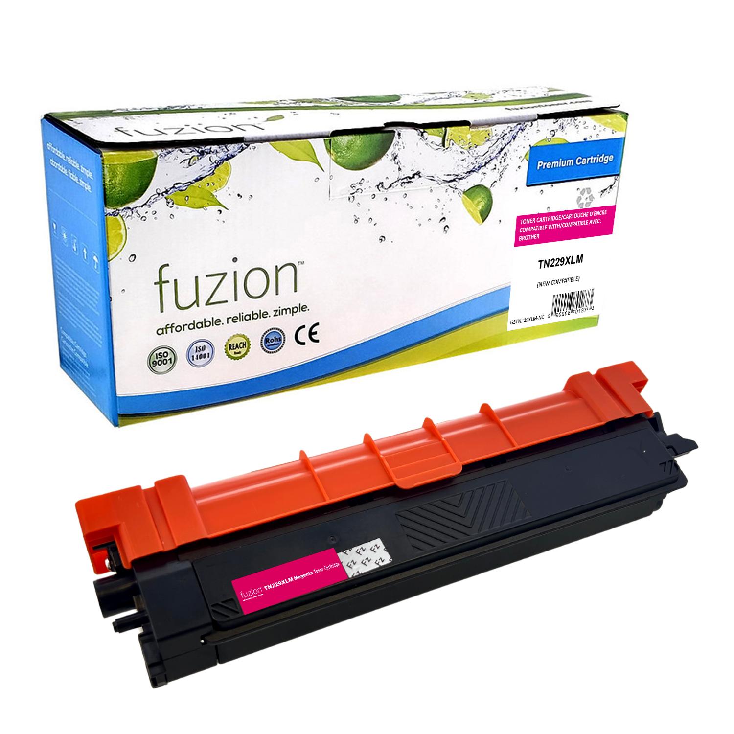 fuzion - Brother TN229XLM Compatible Toner - Magenta