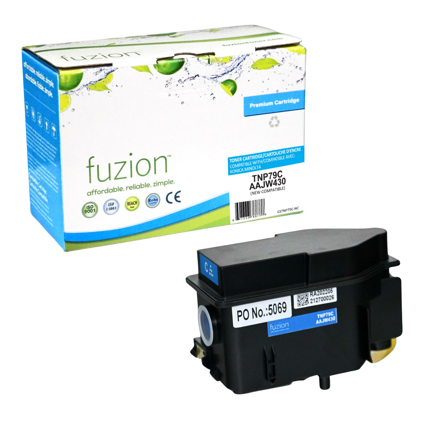 fuzion - Konica Minolta TNP79C Compatible Toner - Cyan