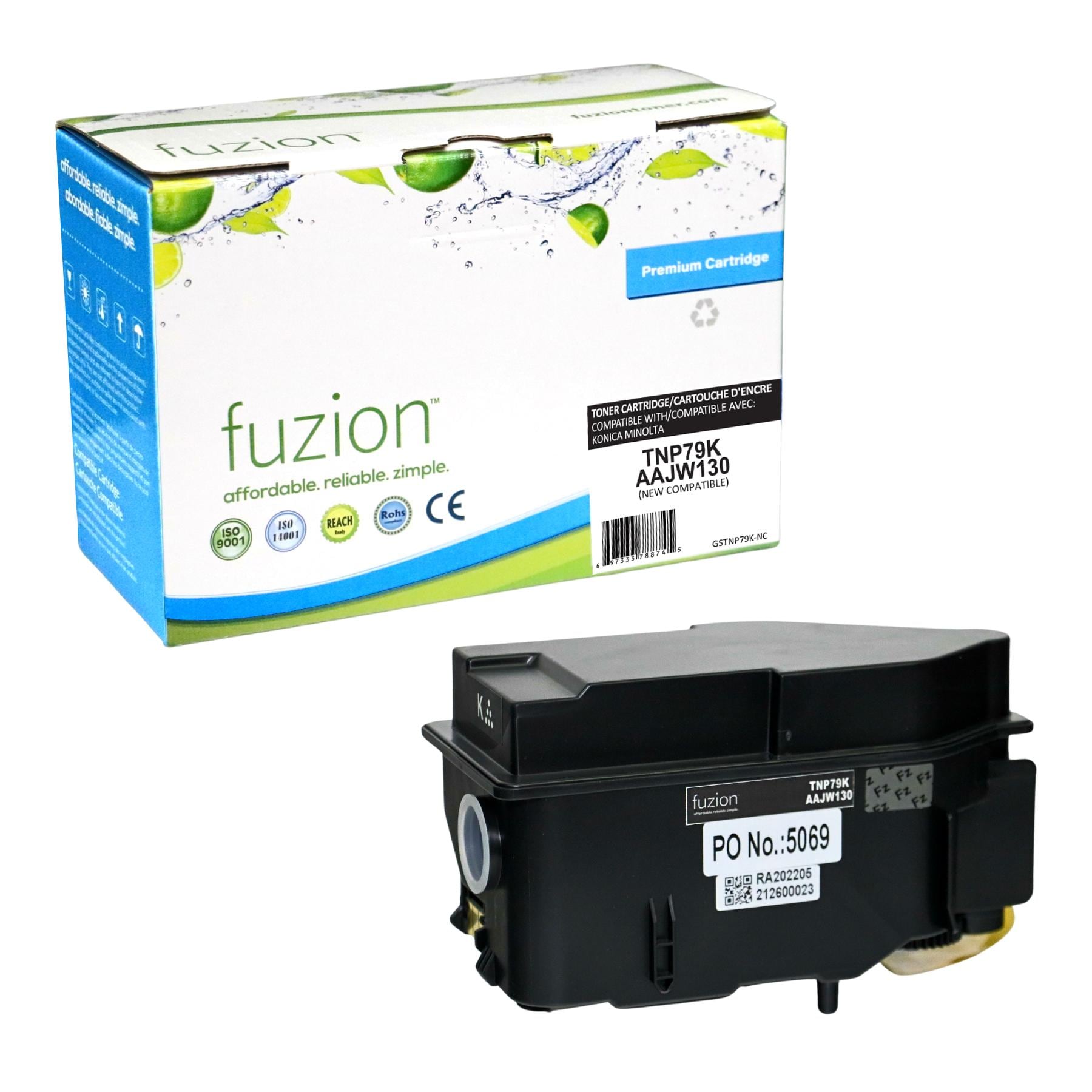 fuzion - Konica Minolta TNP79K Compatible Toner - Black
