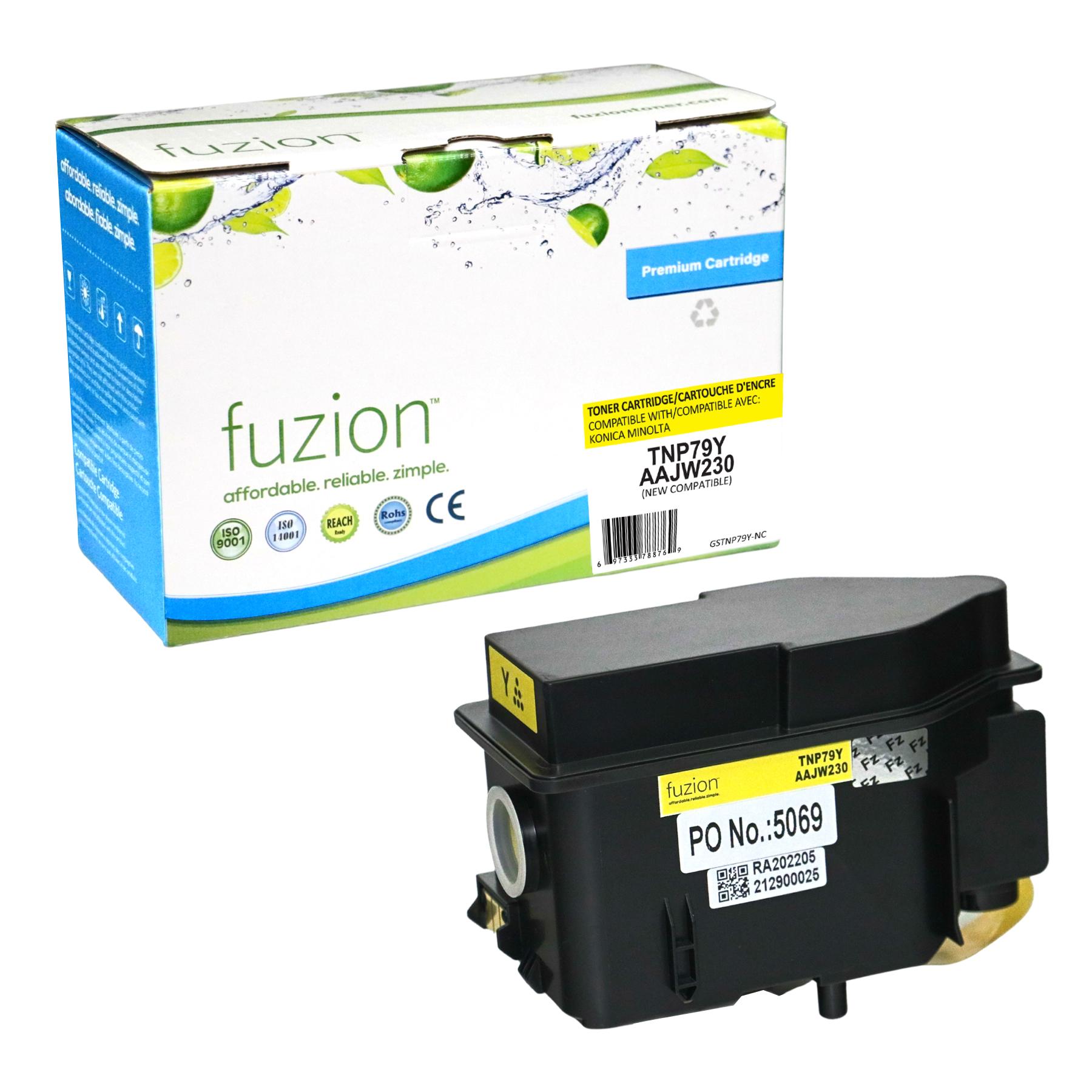 fuzion - Konica Minolta TNP79Y Compatible Toner - Yellow