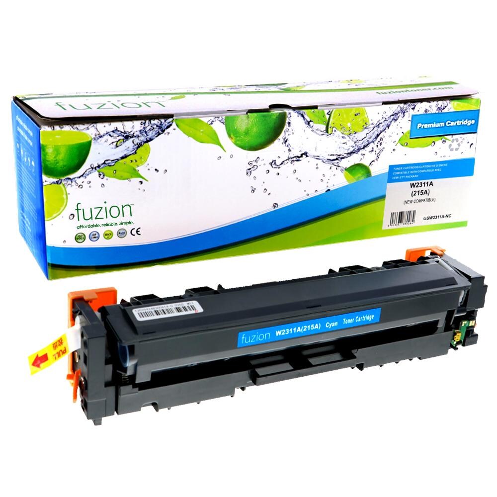 fuzion - HP W2311A (215A) Compatible Toner - Cyan