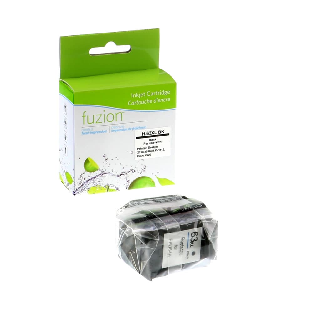 FUZION - HP #63XL Inkjet - HY Black