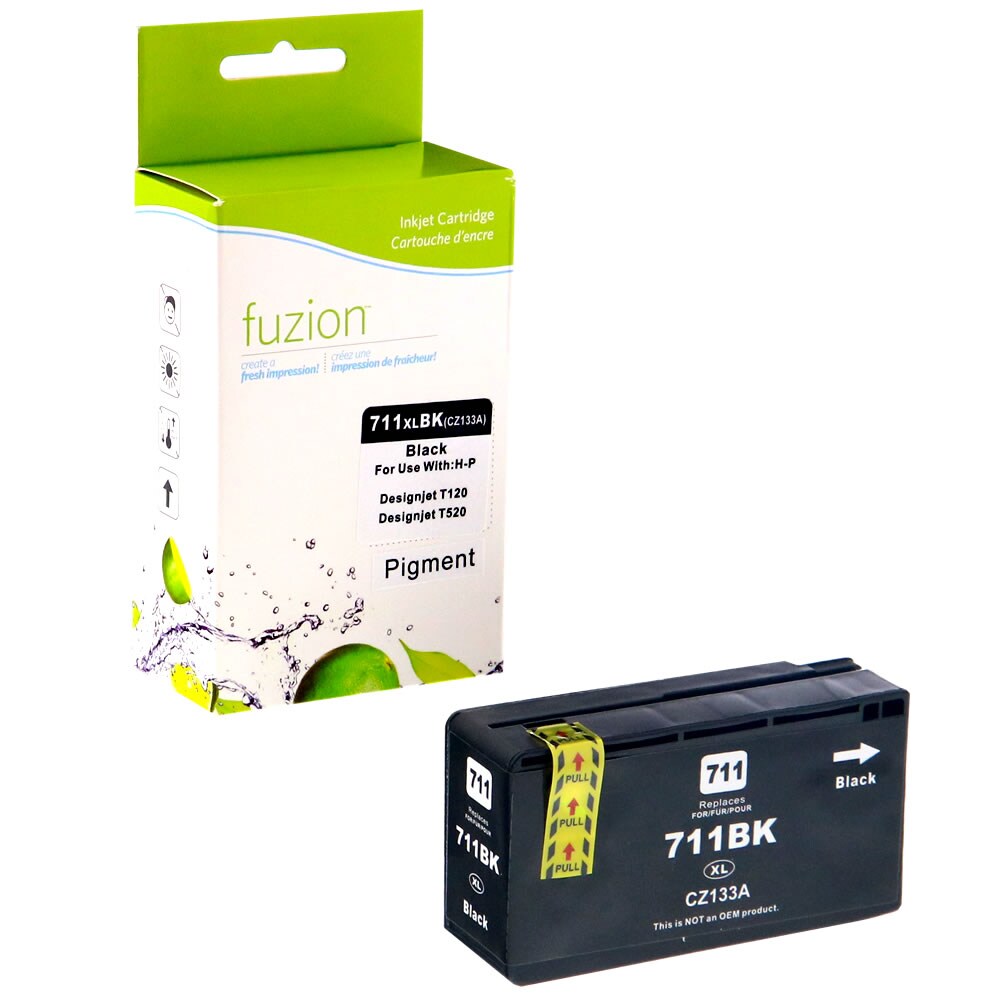 HP 711 (CZ133A) HY Pigment Inkjet - Black
