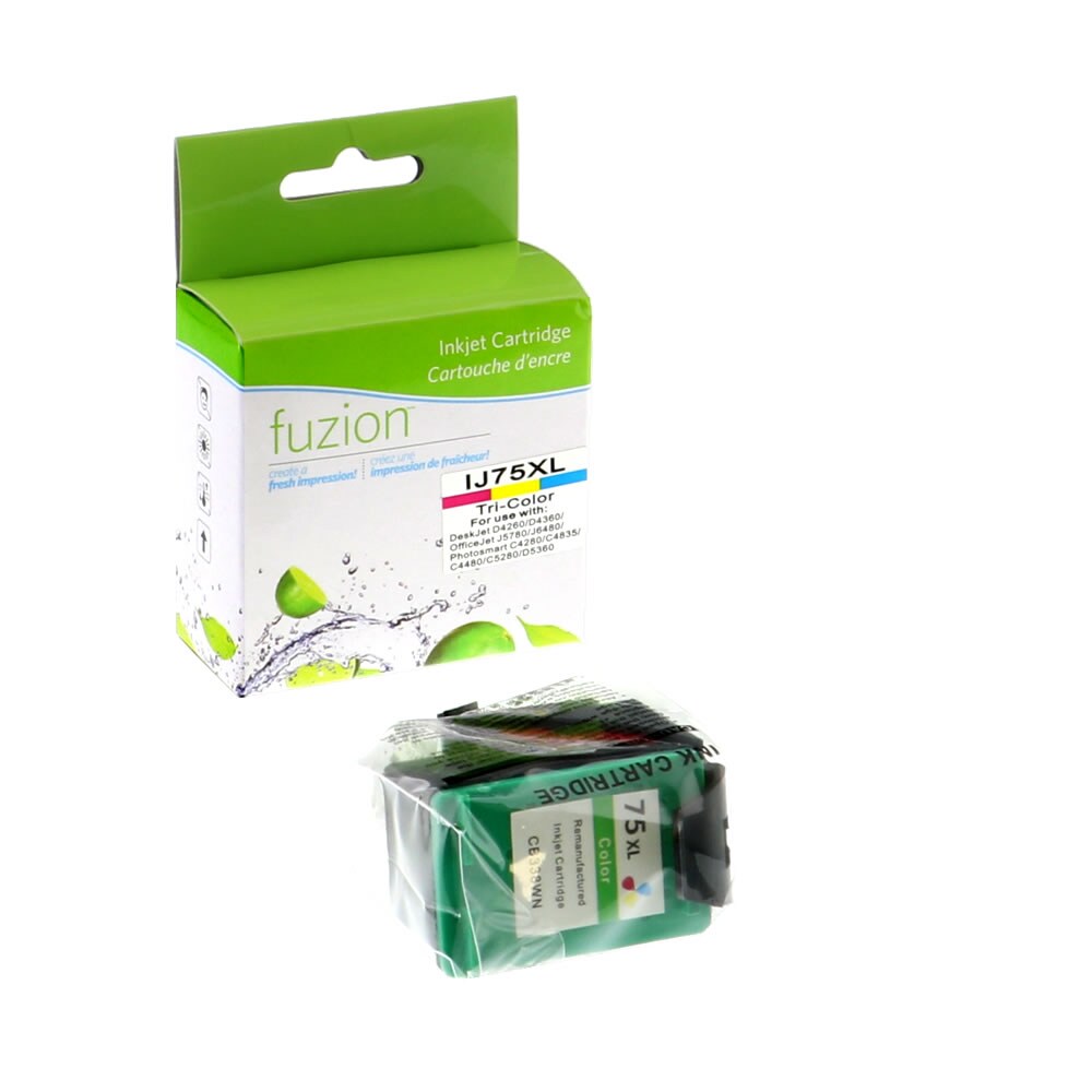 FUZION - HP #75XL Tri-Colour Inkjet - HY CMY
