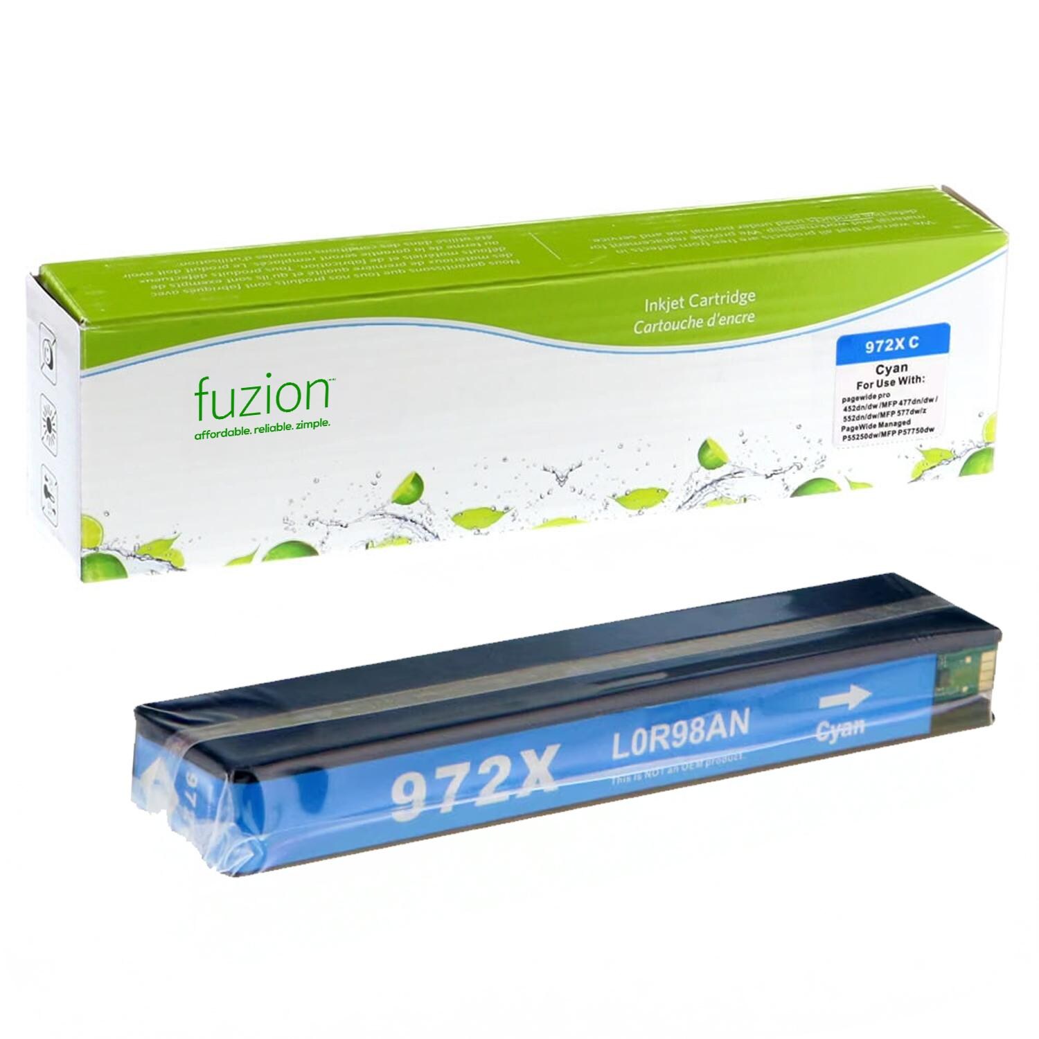 FUZION - HP 972X Inkjet - HY Cyan