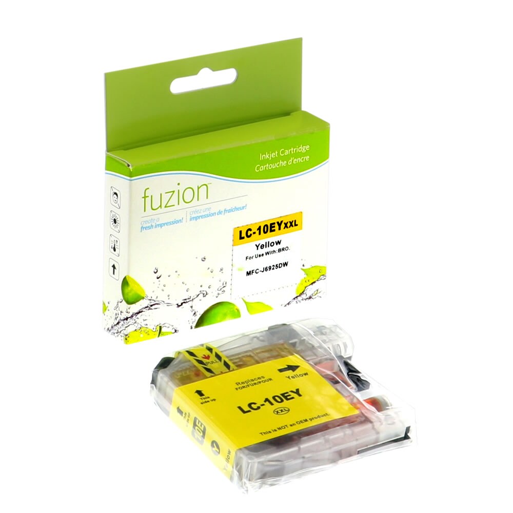 FUZION - Brother LC10EY Inkjet - XXL Yellow