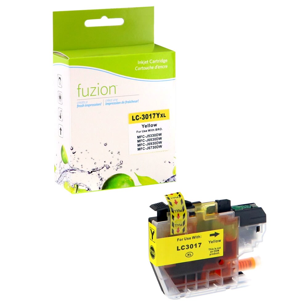 FUZION - Brother LC3017Y Inkjet - Yellow