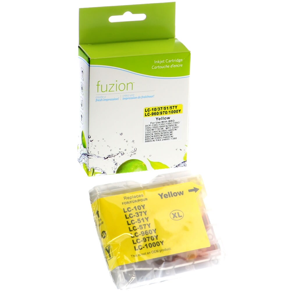FUZION - Brother LC51 Inkjet - Yellow
