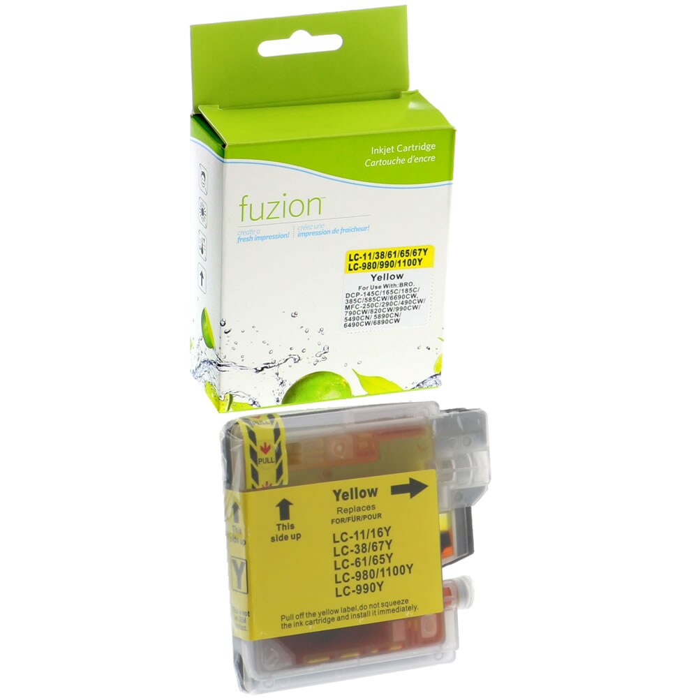 FUZION - Brother LC61 Inkjet - Yellow
